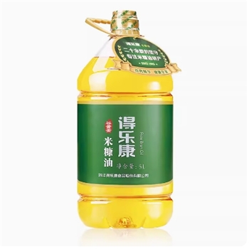 得乐康谷黄金特级米糠油稻米油5L/桶食用油可口服凉拌 煎炒 烹饪