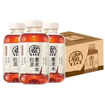 元气自在水 红豆薏米水 500mL*15瓶/箱