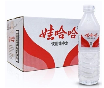 娃哈哈饮用纯净水 550mL*24瓶