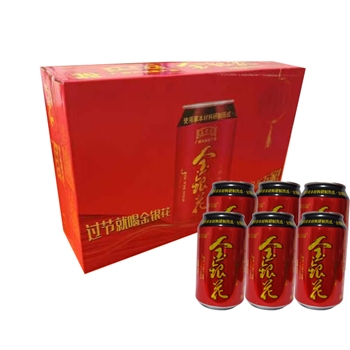 王老吉红罐金银花310ml*24瓶箱