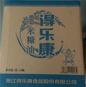 得乐康美厨王米糠油5L/瓶