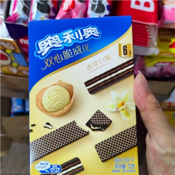 奥利奥双心脆威化香草口味72g