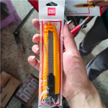 得力办公美工刀 黄色