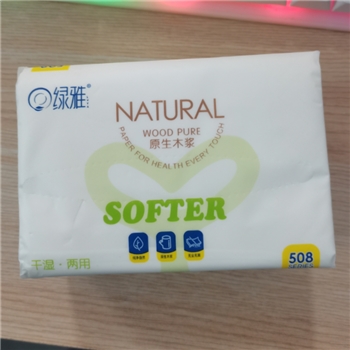 绿雅柔然系列抽取式面巾