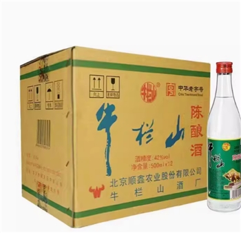 牛栏山礼盒装500ml*6瓶/箱 浓香风格高度酒精制陈酿