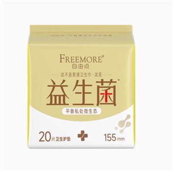 瞬捷-FDE8020自由点155益生菌20片卫生护垫